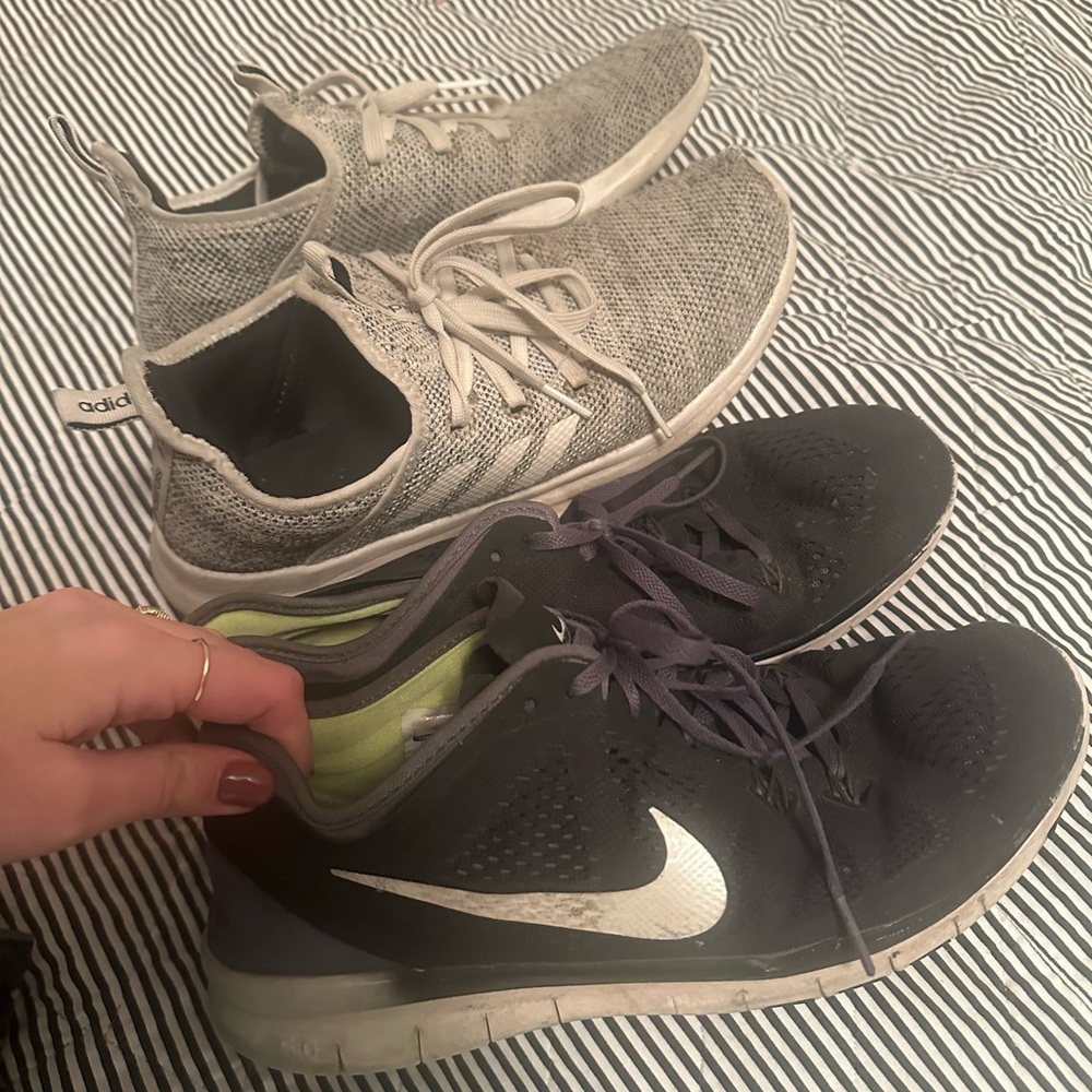 Adidas & Nikes 9/9.5. $40 for both.